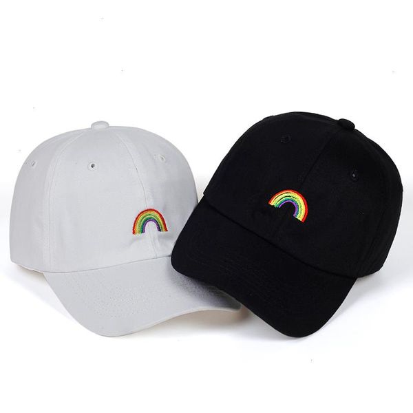 Rainbow Cap ajustável Hip Hop Snapback Baseball Caps Homens Mulheres Crucker Dadd Hat Bone Garros