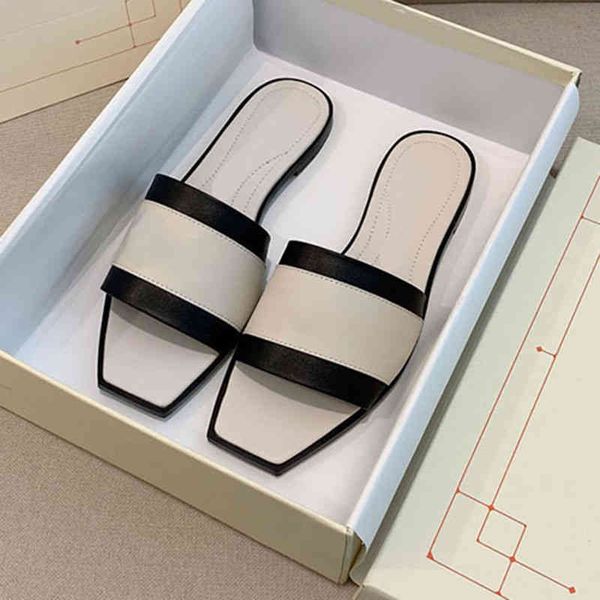 

slippers summer fairy style beach flip flops letter embroidered flat slippers women wear sandals outside for leisure, Black