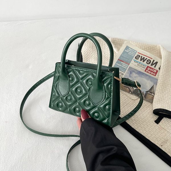 

texture bag women's 2022 new fashion one shoulder small square simple personalized portable messenger bags shoulder tote handbags for w