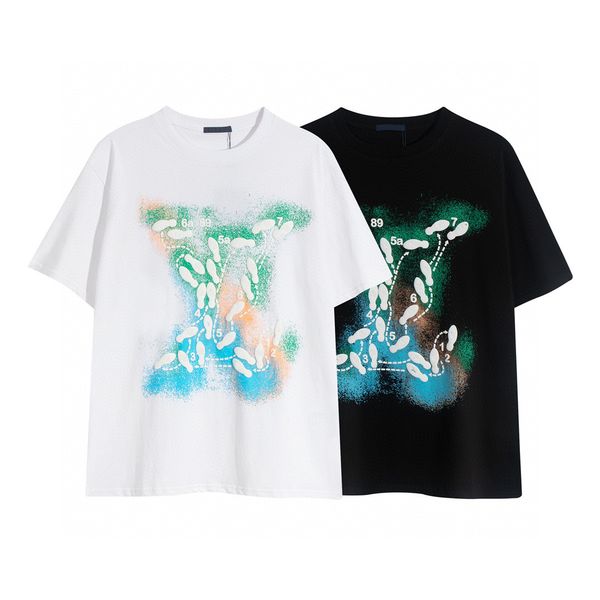 

2022 summer mens designer t shirt casual man womens tees with letters print short sleeves sell luxury men hip hop clothes.098, White;black