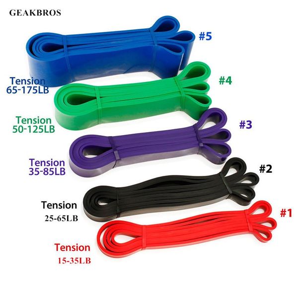 

5pcs/set resistance bands elastic pull up band heavy duty assist bands for assistance exercise/ mobility/stretch/power trainning1825