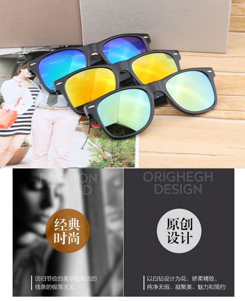 

millionaires sunglasses classic fashion luxury brands designer glasses men women driving color film sunglasses lunettes de soleil, White;black