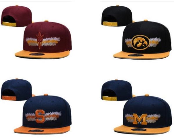 New Hotsele Snapbacks ajustáveis ​​Snapbacks Men e feminino Futebol americano Denver Hats Bordado Brand Moda Football I Love Bronco Hip Hop Snapback