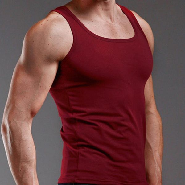 

mens casual tank summer bodybuilding fitness muscle singlet mans clothes sleeveless slim fit vest, White;black
