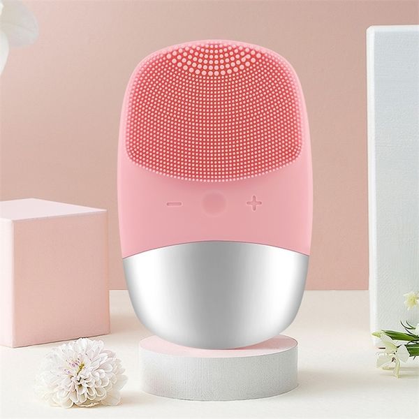 

electric face cleanser cleansing brush scrubber skin massager 220620