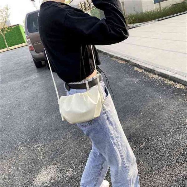 

red bottegas summer venetas net small bag women's soft cloud pleated mini one shoulder messengerp l9mc