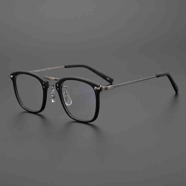 

sunglasses british style yu wenle square pure myopia glasses men's and women's tide proof blue light can be equipped with several, White;black