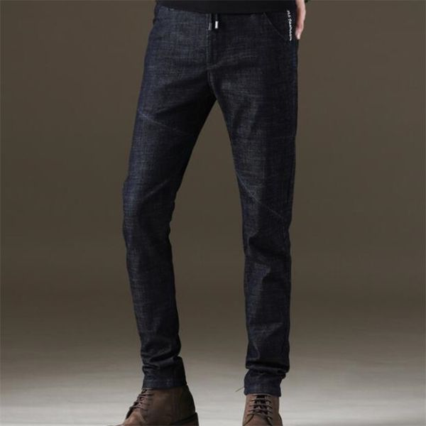 

spring fall s men jeans discount long pants for male lj200903, Blue
