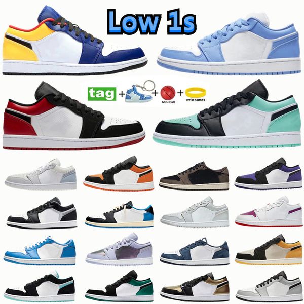 

2023 men low 1 1s basketball shoes starfish neutral grey university blue shadow black toe light smoke grey paris white camo women trainers s