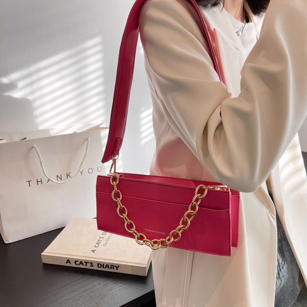 

fashion pu leather small square bag wide strap ladies shoulder bag ins casual handbags purse 2022 underarm pack