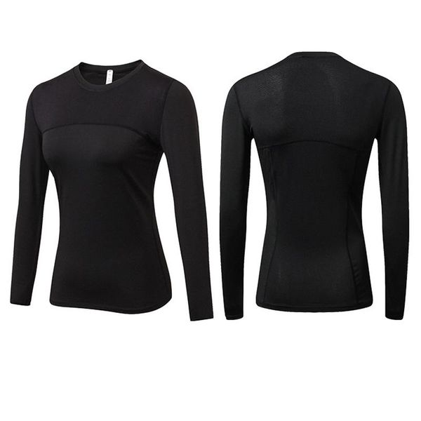 Roupa de ioga 2022 camisetas de manga comprida femininas calças de compressão para academia roupas esportivas fitness secagem rápida corrida tops body shaper camisetas