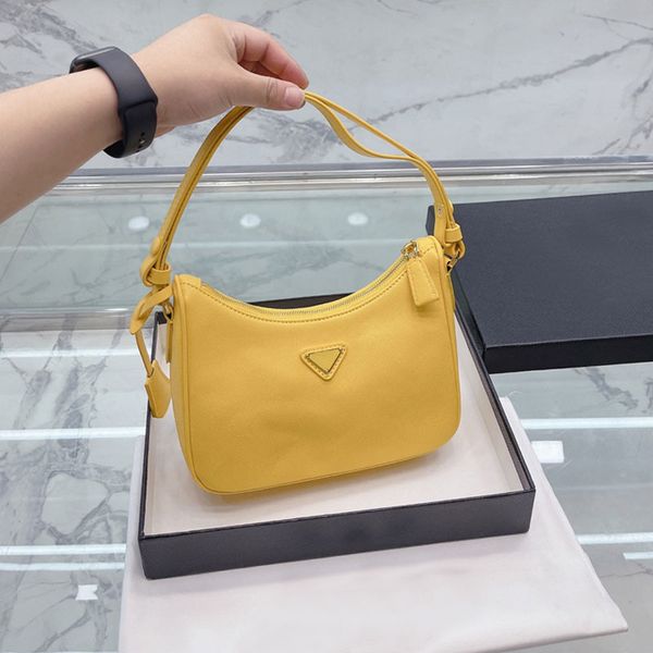 

prad bag 5a quality cowhide hobo bag women handbags crossbody shoulder bags designer axillary bag 5 colors purse genuine leather hobos adjus, Blue;pink