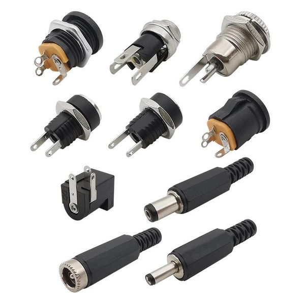 Sonstiges Beleuchtungszubehör 10 Stück DC-Stecker Anschlüsse 5,5 x 2,1 mm 3,5 x 1,3 mm Strom männlich weiblich Klinkenbuchse Mutter Panel Mount Adapter ConnectorAndere