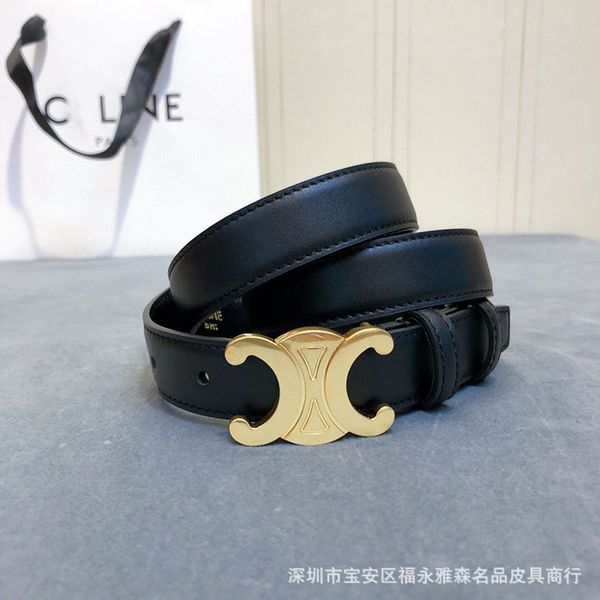 

new net red butterfly buckle selin 25mm pure copper triumph door layer cowhide belt can be broadcast live, Black;brown
