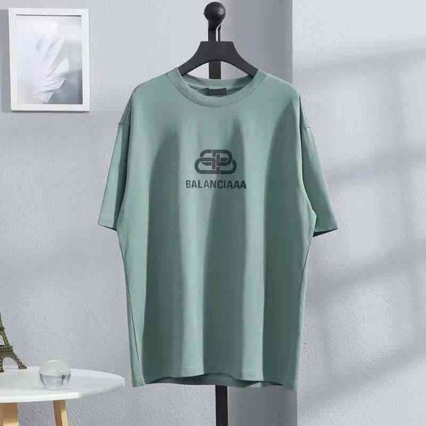 

banlencaigas designers hoodies men's sweaters classic paris color fashion brand short sleeve casual and wo versatile t-shirt, White;black