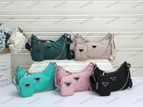 

fashion nylon woman luxury men designers bags lady cross body tote hobo shoulder purses handbags bag wallet 2 piece set