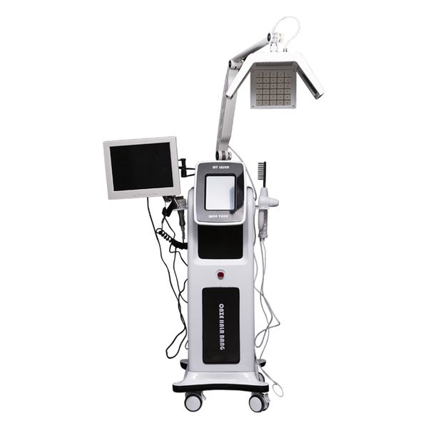 

2022 red light therapy laser hair growth pdt laser painless anti-hair removal machine double screen multifuncational for salon beauty home, Black
