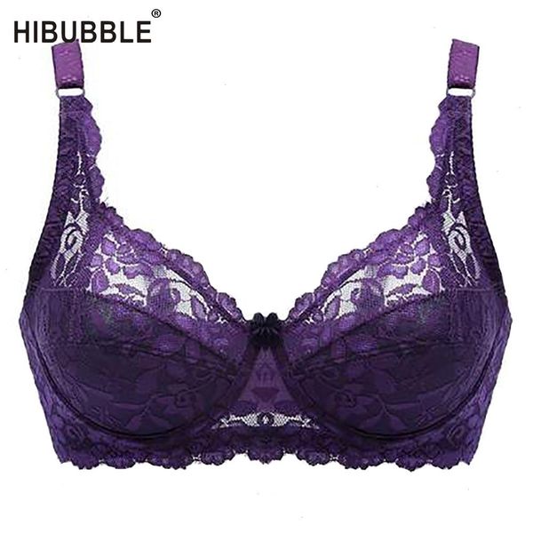 

selling foreign trade ultra-thin bra lace thin cotton cup b push up bralette encaje underwear, Red;black