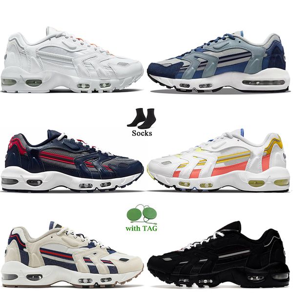 

women men fashion sport running shoes with socks 96 96s triple white bright mango grape ice midnight navy magic ember beach black purple daw