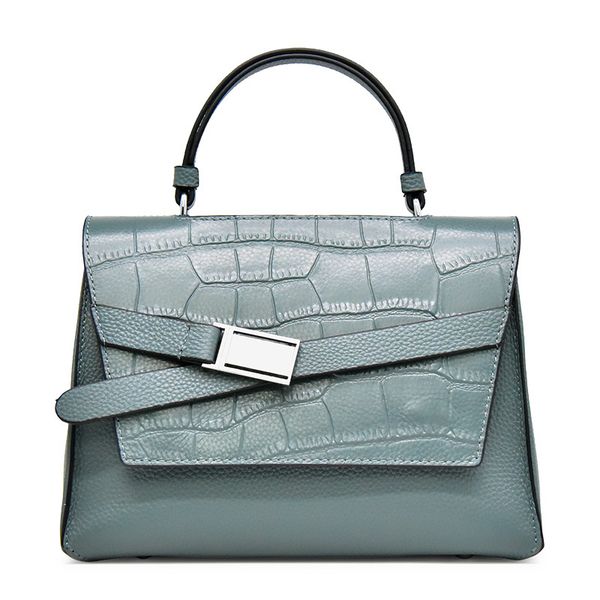 

designer bags grade leather horizontal square bag available in two colors 25cm