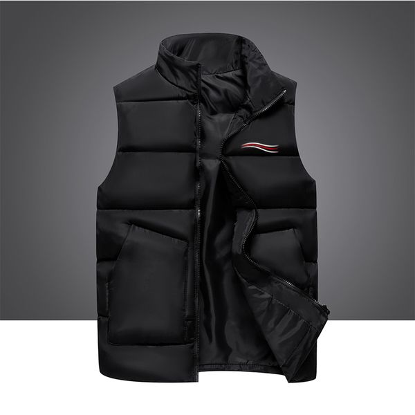 Jaqueta de moda casual coletes masculinos freestyle penas reais Colete de moda de inverno bodywarmer avançado tecido à prova d'água