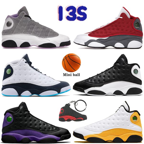 

13 13s men shoe basketball shoes university gold obsidian powder blue red flint houndstooth reverse he got game mens sneakers women