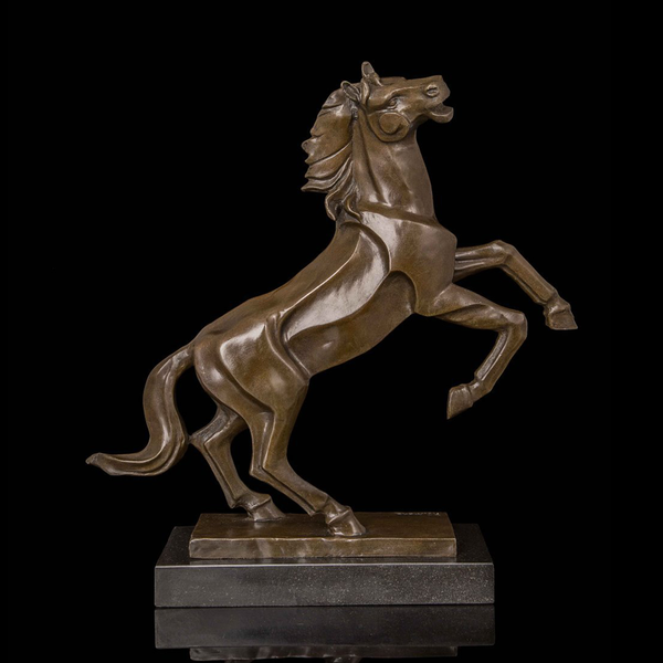 

bronze horse statue sculpure animal art classy home office decor gifts, Silver