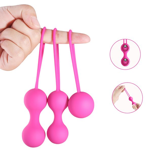 Vaginal Geisha Ball Ben Wa Clitoris Estimulador Vagina apertando a máquina do exercício EXERCÍCIOS