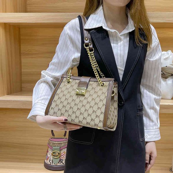 

purses sale bag women 2022 new soft leather large capacity chain bag hand one shoulder women's killer