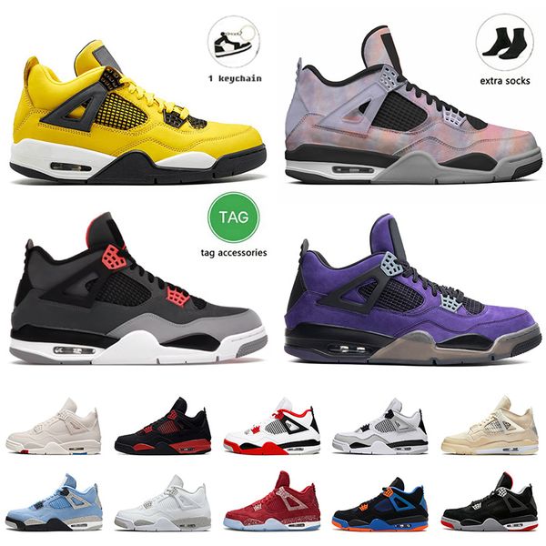 

fashion men women og high basketball shoes 4 university blue zen master white sail 4s sneakers lighting infrared oklahoma pine green off noi