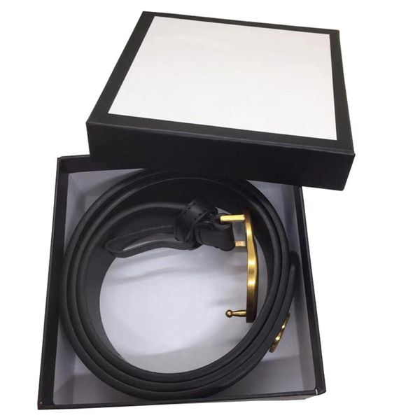 

designer belt of mens and women waistband fashion big buckle real leather business rs luxurys belts with b253h, Black;brown