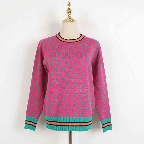 

women's knits & tees knitted early spring autumn winter women's round neck sweater h635, White