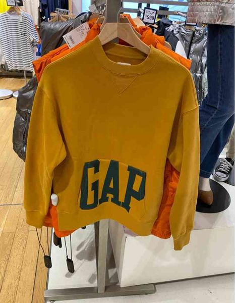 

brand hoodie xu gap men's loose fleece sweater 735878 / 619784 f1bx, Black