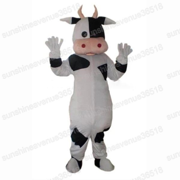 

halloween lovely milk cow mascot costume animal theme character carnival size fursuit christmas birthday party dress, Red;yellow