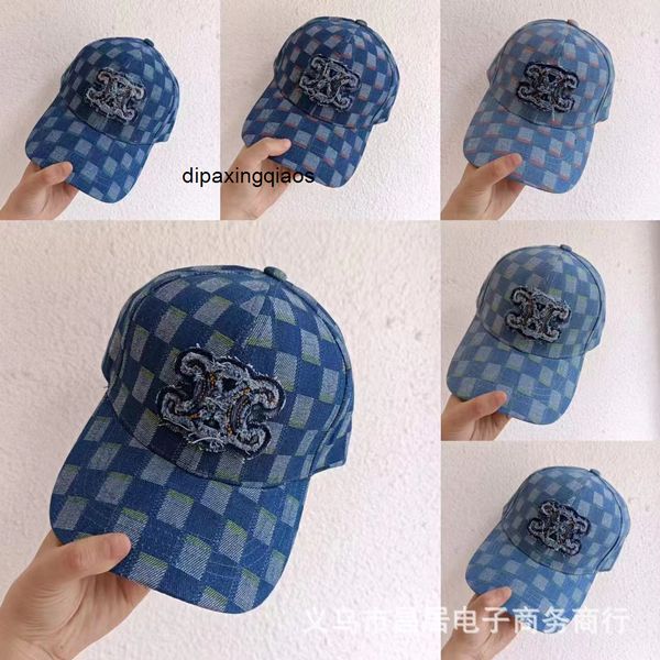 

ball caps celina korean cowboy arc de triomphe baseball outdoor sun shading visor net red tide casual versatile, Blue;gray