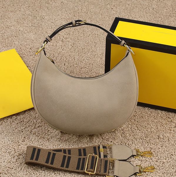 

new half moon leather underarm crescent bag handbags patchwork colour inlaid leathers handbag shoulder bags iridescence ladies letters pouch