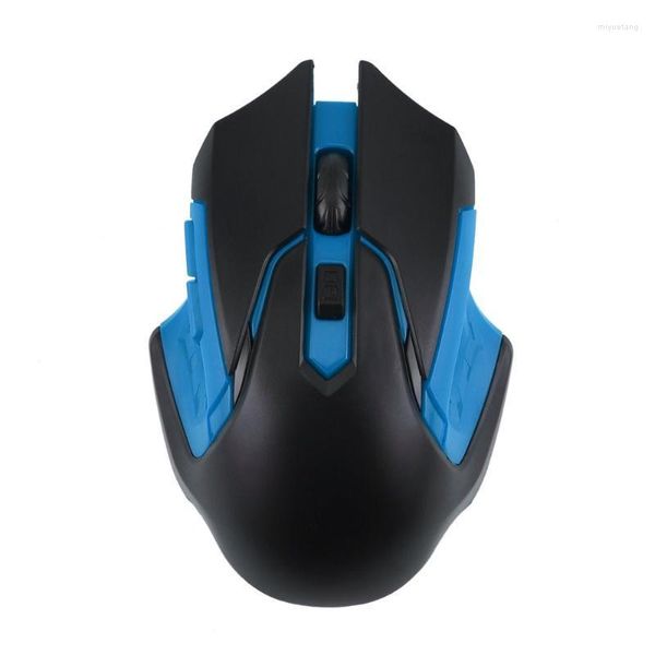 Mouse Mouse da gioco ottico Mouse da gioco wireless da 2,4 GHz Pulsante di disattivazione audio silenzioso Mause PromozioneMiceMice