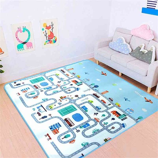 

baby play mat kids developing crawling mat educational toys children's rug carpet to the nursery baby mat puzzle rugs gym grams 210402