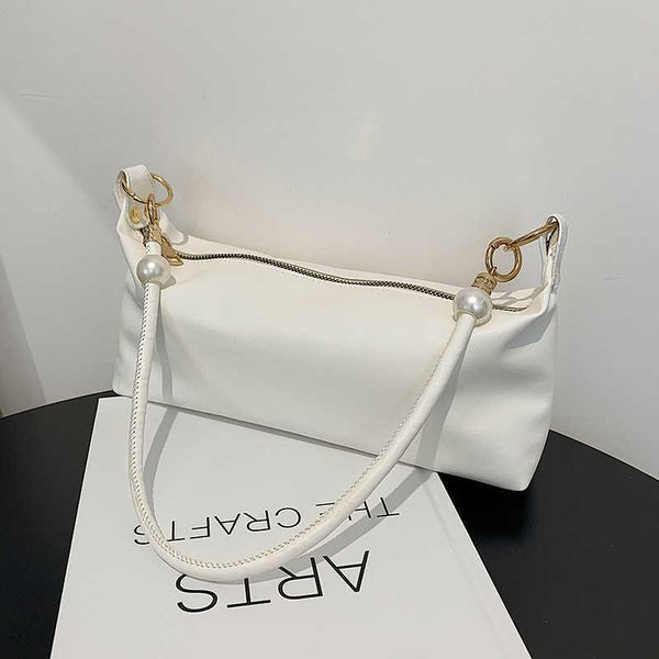 

showecomfort01 2022 fresh bag female new net red fashion trend with one shoulder messenger bag pearl barrel bag