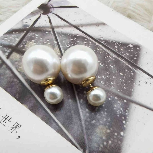 

fashion new jewelry trend luxury brand designer wholesale d classic women's front size two high-grade simple fashionable, Silver