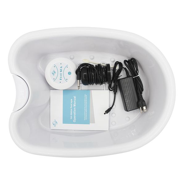 New Foot Detox Machine Ion Cleanse iônico Detox Foot Banheira Aqua Cell Spa Máquina Banho Massager Detox Arrays Aqua Spa