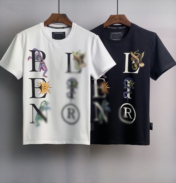 

2022ss new mens designer t shirt paris fashion tshirts summer pattern t-shirt male 100% cotton 01, White;black