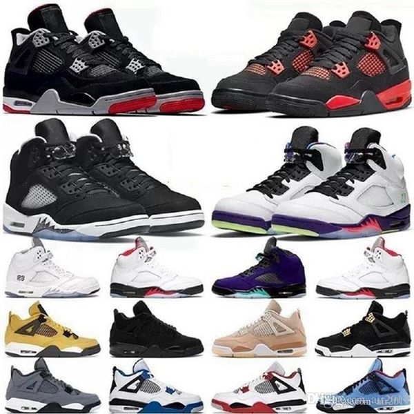 

fitness jumpman 4 4s cactus jack men basketball shoes neon court purple mens trainers sports sneakers 36-46, Black
