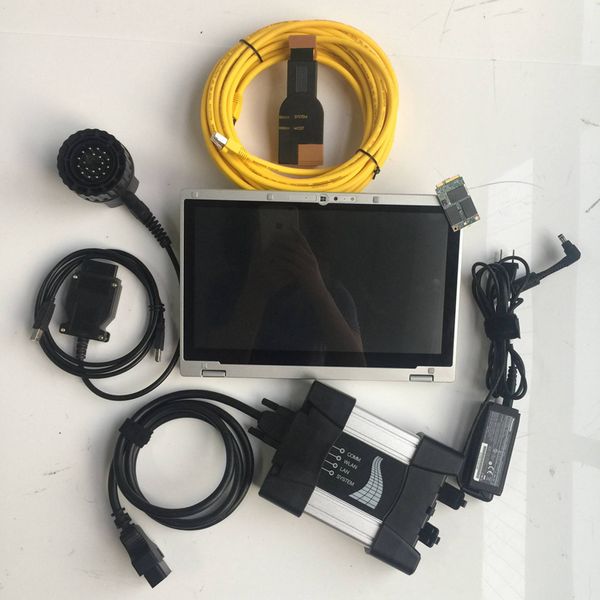 

for bmw icom next diagnostic tool software ssd expert mode lapcf-ax2 i5 4g touch screen computer scanner windows 10 system ready to use