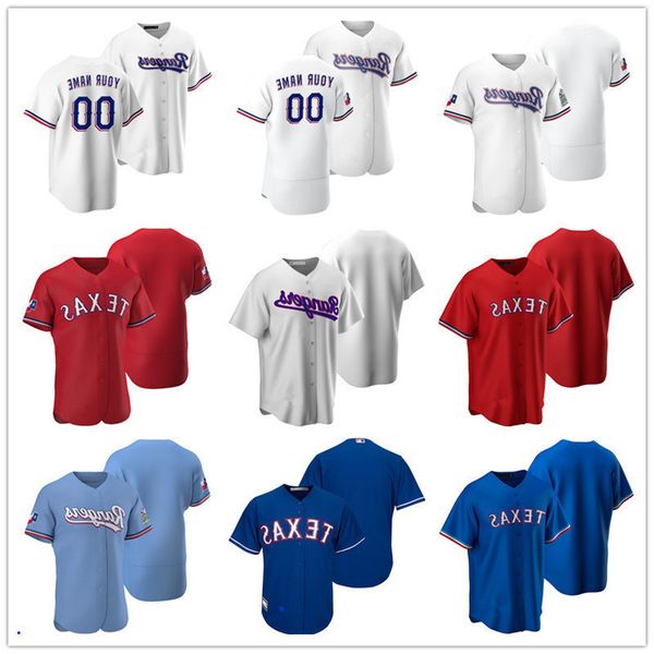 

custom jersey texas''rangers''mens women youth 39 kolby allard 5 willie calhoun 41 eli white baseball jerseys white blue, Blue;black