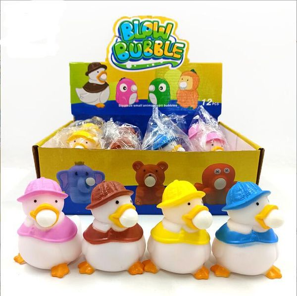 2022 Jogos Novidade Brinquedos Descompactação Esprema Duck Unicorn Pássaros Divertido Pressão de Liberação Toy para Crianças e Adulto 7 * 6cm 66G