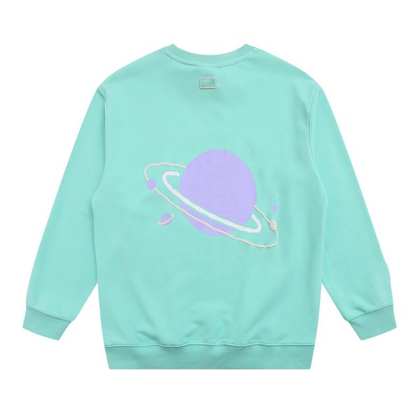 

the new planet fashion fur-collar pullover hoodie, Black