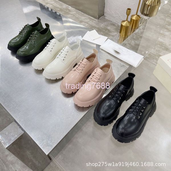 

dress shoes low martin boots flat bottomed small leather shoes women's fashion autumn black heels work professional clothes