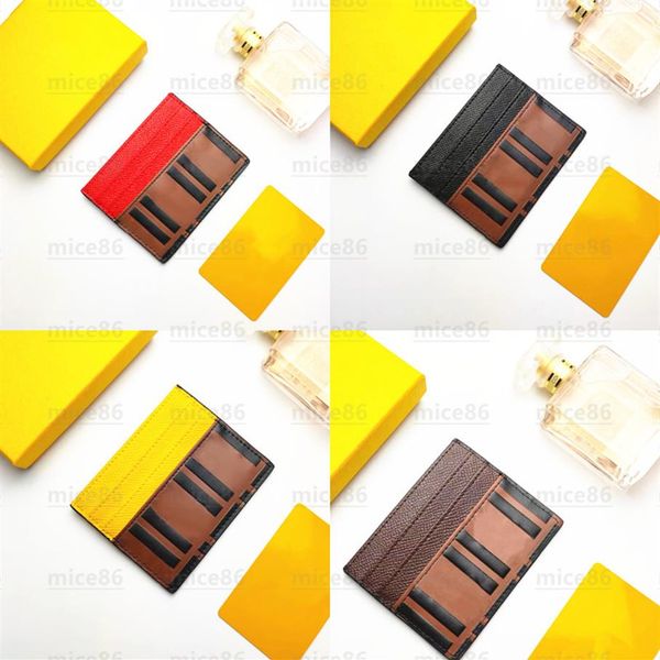 

luxury designer card holders wallets genuine leather new men fashion coin purses holder famous women's key 230g, Red;blue