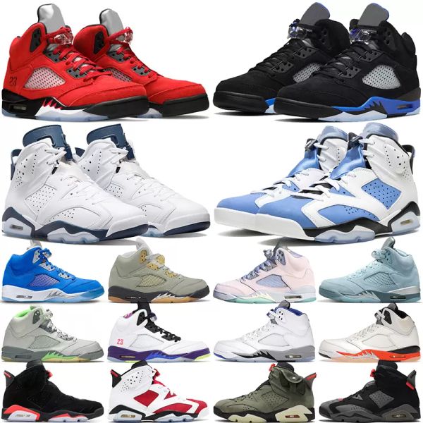 

men basketball shoes 6s unc 6 university blue midnight navy 5s racer blue 5 easter mens womens outdoor sports trainers sneakers walking jogg
